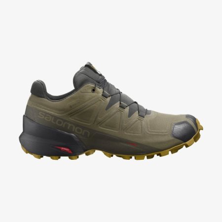 Scarpe Trail Running Salomon SPEEDCROSS 5 GORE-TEX Uomo Verde Oliva IT 5-Q70